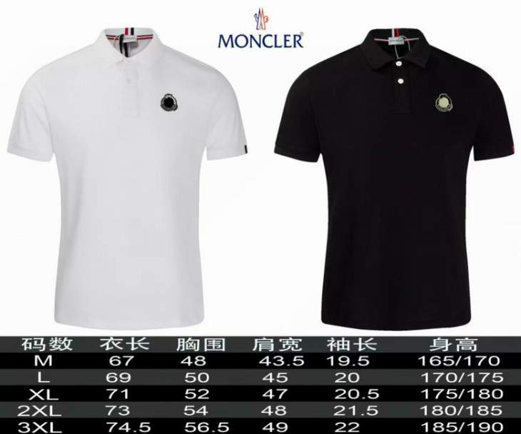Picture of Moncler Polo Shirts Short _SKUMonclerM-3XL11Ln0826298